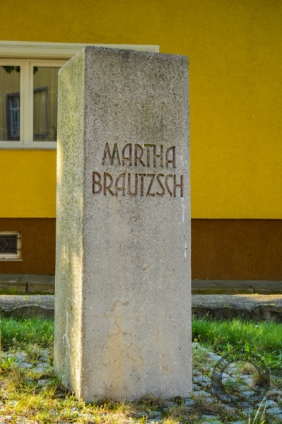 Denkmal für Martha Brautzsch in Merseburg
