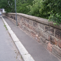 Brücke über die Kleine Saale in Merseburg