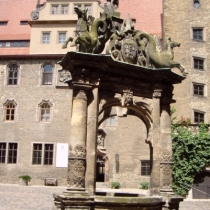 Neptunbrunnen im Schloss Merseburg