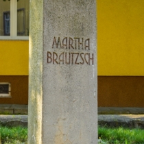 Denkmal für Martha Brautzsch in Merseburg
