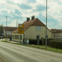 Ehemaliges Chausseehaus in der Halleschen Straße in Merseburg im Saalekreis